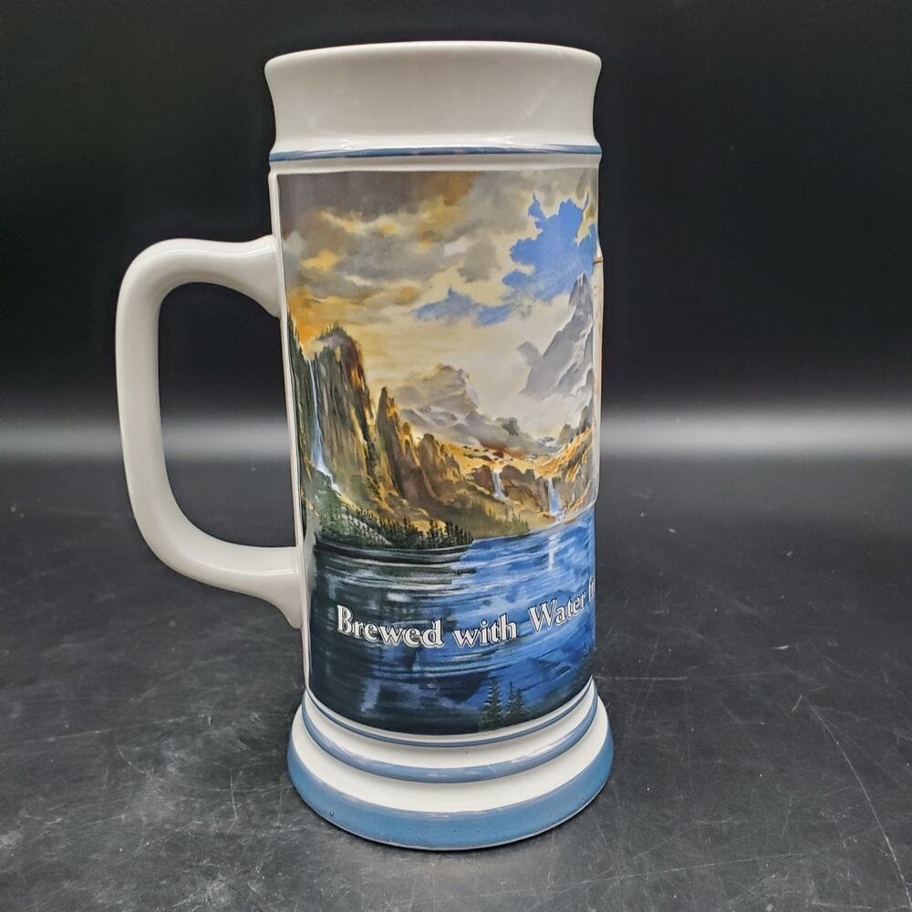 1985 Old Style When the Earth Was Pure Ceramarte Beer Stein Limited Edition